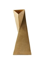 Élégant support de présentation suspendu en métal doré pour plantes, idéal pour l'intérieur et l'extérieur, pour jardin et maison