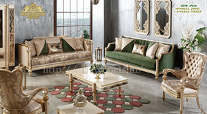 Ensemble de canapés confortables et élégants pour salon, ensemble de canapés capitonnés modernes pour salon, salon de luxe, meubles classiques italiens - Product Image 6