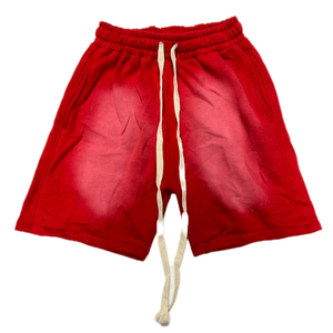 Men's Black Faded Wash Gym Shorts Casual Drawstring <b>Elastic</b> Waist Sweat Shorts Summer Athletic Beach Shorts - Product Image 2