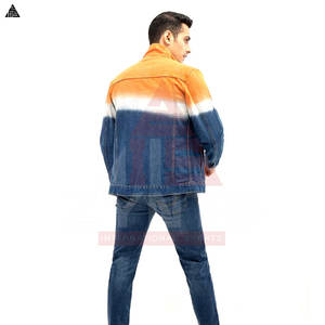 Chaquetas de mezclilla 100% algodón para hombre, estilo casual, color sólido, con bolsillos, chaqueta delgada para hombre, ropa de alta calidad, chaqueta de mezclilla. - Product Image 2