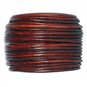 Cordones de cuero redondos Vintage para joyería DIY 1mm 8mm 5mm 3mm 10mm tamaños manualidades personalizadas para pulseras y collares - Product Image 1