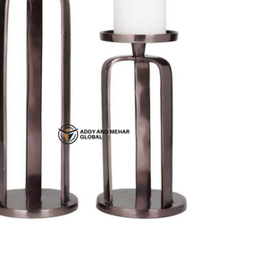 Juego de Portavelas de Resina de Hueso, Moderno y de Lujo, Hecho a Mano, Ecológico, con Acabado Pulido, Decorativo, para Velas de Pilar, para Navidad y el Hogar - Product Image 6