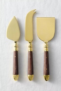 Juego de Cuchillos para Queso Dorados de 4 Piezas, Hoja de Cobre, Mango de Metal, Duraderos, Solo Lavar a Mano, Utensilios para Queso - Product Image 5