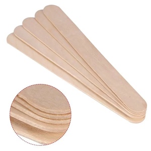 Spatules en bois naturel de qualité supérieure, durables, avec brosse en plastique pour le corps, options colorées, vente en gros - Product Image 2