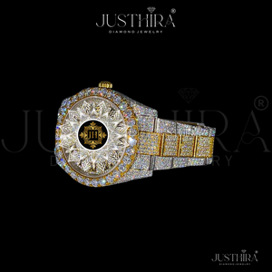 Reloj de Lujo para Hombre, Estilo Hip-Hop, con Correa de Acero Inoxidable, Cristal de Zafiro y Resistencia al Agua de 10 Bares - Product Image 2