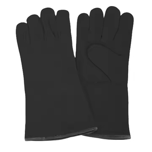 ถุงมือหนังวัวแท้คุณภาพสูง ได้รับมาตรฐาน CE หนา 11 ออนซ์ ป้องกันความร้อน ทนทาน เหมาะสำหรับงานหนัก ป้องกันมือสำหรับงานบาร์บีคิว - Product Image 6