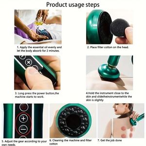 Upgraded Version Electric <b>Cupping</b> Therapy Set with 12 Adjustable Intensity Levels for Body Scraping and Muscle Recovery - Product Image 5