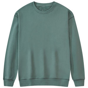 Nueva Sudadera de Cuello Redondo Color Verde Claro con Tejido Invertido 2024, el Mejor Diseño, Sudadera de Alta Calidad en Felpa de Algodón de 500 g/m² - Product Image 1