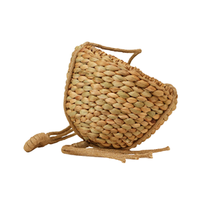 Maceta Colgante Rústica de Jacinto de Agua Natural, Cesta para Plantas de Estilo Tropical para Terraza, Invernadero y Jardín Exterior de Vietnam - Product Image 2