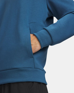 Sudadera con Capucha Azul para Hombre RALMED SPORTS, Diseño Más Reciente, Corte Regular, Color Sólido, 100% Algodón Felpa, Transpirable, R-H-S-003, Otoño - Product Image 3