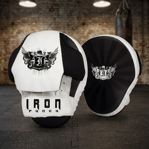 Pro Focus High-Performance Real/Artificial Leather Boxing Mitts Hook Loop Closure Digital Print Custom Logo Combo Martial Arts - Product Image 5