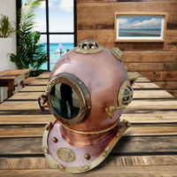 Casque de plongée Mark IV ancien personnalisé fait à la main en métal poli modèle de plongée sous-marine élégant UV nautique pour la maison