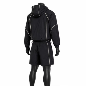 Conjunto de Sudadera con Capucha y Pantalones Cortos Reflectantes para Hombre, Ligero, para Correr al Aire Libre, Ropa Deportiva, OEM - Product Image 4