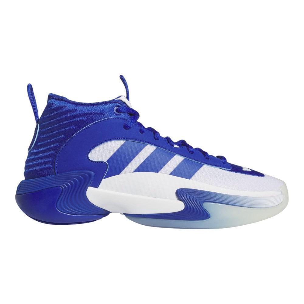adidas blue and white basketball shoes