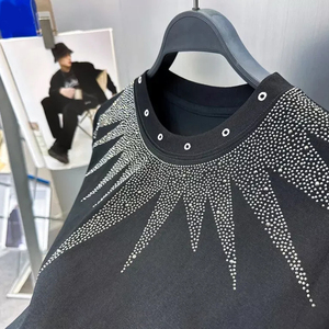 New Trending Custom New 2025 Model <b>Men's</b> Premium Quality 180gsm Organic Cotton Oversized T-<b>Shirts</b> Eco-Friendly Summer Casual - Product Image 2