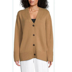 Cárdigan Clásico de Invierno Tejido en Algodón/Lana, Diseño Elegante, Tacto Suave, Transpirable, Ecológico, Construcción Ligera - Product Image 1