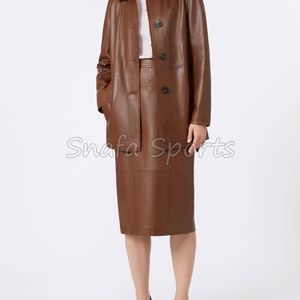 Jupe en cuir tendance pour femme – Collection Hiver – Style décontracté et élégant – Longue et confortable – Idéale pour l'extérieur – Vente en gros – Qualité supérieure - Product Image 3