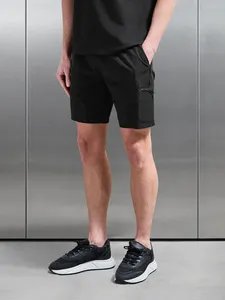 OEM ODM Mens Performance Cargo Shorts Midweight 4 Way Stretch Fabric Slim Fit Casual Outdoor Shorts with Hidden Zip Cargo Pocket - Product Image 1