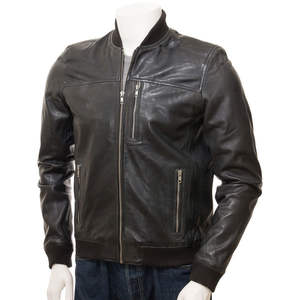 Chaqueta de Cuero para Hombre, Estilo Urbano, con Tacto Suave y Cómodo, Impermeable y Resistente al Viento, para Viajes por la Ciudad, con Opción de Logotipo Frontal - Product Image 1