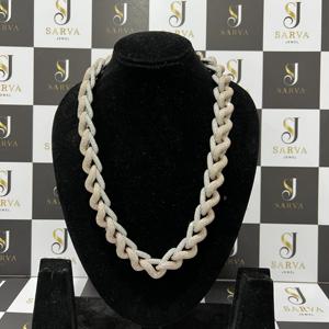 Cadenas Finas de Plata S925 con Diamantes Certificados por IGI, Collares Estilo Hip Hop, Cadena Cubana Chapada en Oro Rosa con Moissanita VVS para Hombre - Product Image 3