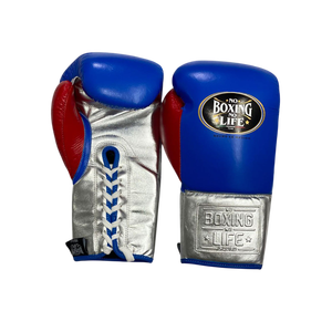 Guantes de Boxeo No Boxing No Life Personalizados, 100% Cuero Genuino, Profesionales, Ligeros, con Cierre de Cordones, para Muay Thai, Adultos y Artes Marciales - Product Image 1