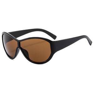 97208 New Trendy Personality Sports Cycling Shades Custom Logo Oversize Round Frame Vintage Women Men UV400 <b>Sunglasses</b> 2024 - Product Image 4