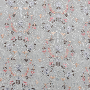 Premium Abaya Sequin Embroidery Fabric Velvet <b>Net</b> <b>Mesh</b> Textile For Gulf UAE Modest Fashion Garment Supply - Product Image 1