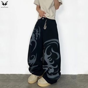 Pantalon de survêtement décontracté ample en molleton doux, fabriqué au Pakistan, best-seller, avec taille élastique, coupe ample - Product Image 5
