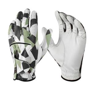 2025 Golf adulte gants meilleure vente dernier Style Cabretta cuir sur mesure doux hommes en peau de mouton golfeur Sport Golf Pro gant - Product Image 1