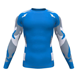 เสื้อรัดกล้ามเนื้อผู้ชายประสิทธิภาพสูง แบบสั่งทำพิเศษ (OEM) ผ้าโพลีเอสเตอร์ระบายอากาศ แห้งเร็ว เหมาะสำหรับการฝึกซ้อมระดับมืออาชีพ - Product Image 2
