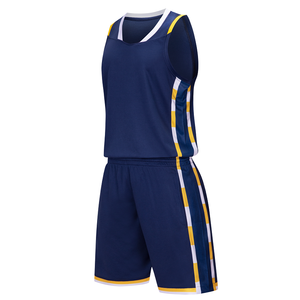 Conjunto de Uniforme de Baloncesto Sublimado Personalizado para Hombres y Jóvenes, Camisetas y Pantalones Cortos de Entrenamiento de Equipo de Tela de Malla Transpirable, Alta Calidad - Product Image 5