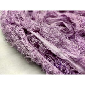 Ruban en fil de lin 100% - Lavande - Frisure - Pour tissage, art textile et artisanat - Product Image 3