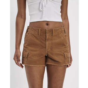 Shorts en jean élégants pour femmes, 100% coton, taille haute, shorts en jean décontractés d'été, shorts en jean tendance style streetwear - Product Image 1