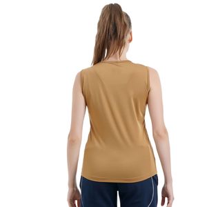 Women Plus Size Sleeveless Gym Workout Tank <b>Top</b> Breathable Anti-Bacterial Eco-Friendly Fitness Training Sports Shirt OEM ODM - Product Image 2