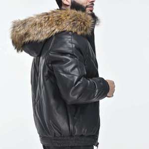 <b>SMART</b> SHINE ENTERPRISES <b>Men</b> Premium Leather <b>Jacket</b> Classic Full Zip Casual Soft Comfortable Durable Regular Fit Breathable Quick - Product Image 4