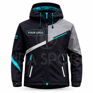 Chaqueta de Esquí Impermeable y Ecológica de Invierno, Personalizada de Fábrica, Unisex, Cortavientos, con Capucha y Cierre Frontal, Modelo Wida, Superventas - Product Image 2