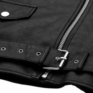 Chaqueta de Cuero Negra para Mujer, Elegante, con Diseño Moderno y Ajustado, Cómoda de Usar y con Materiales de Primera Calidad - Product Image 4