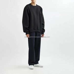 Wholesale DTG <b>Vintage</b> <b>Oversized</b> Acid Wash <b>Sweatshirt</b> Custom Heavyweight Acid Washed <b>Sweatshirt</b> - Product Image 4