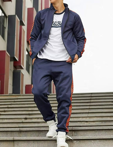 Men Tracksuit <b>Set</b> Full-Zip Sweatshirt Jogger Sweatpants Warm Suit Gym Training Wear - Product Image 3