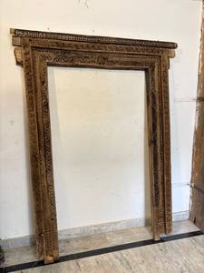 Luxury Large Wood Frame Wall <b>Mirror</b> Carved Modern Long Body Full-Length Dressing Hanging Eco-Friendly Durable Rajasthan Home - Product Image 2