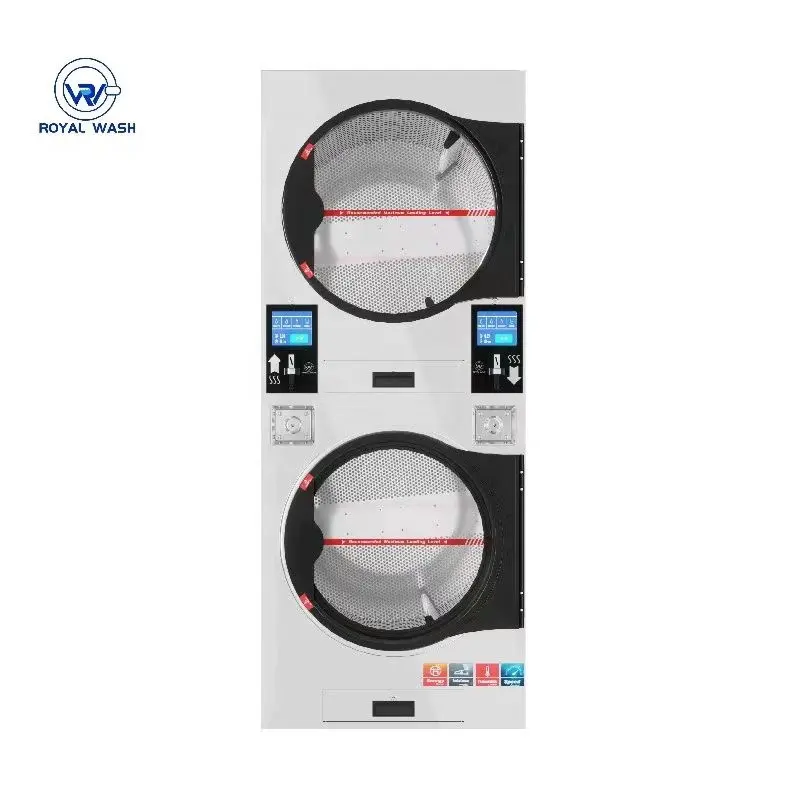 L'asciugatrice commerciale ad alta efficienza operativa adotta il controllo del Touch Screen in materiale 304 in acciaio inossidabile