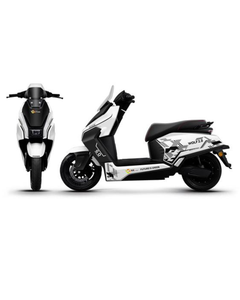 Trottinette électrique NK E-Bikes Wolf Plus par Engtian, autonomie 120-130 km, ABS, CBS, étanche, accélérateur, application, modèle blanc - Product Image 1