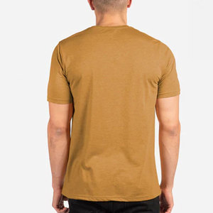 T-shirt Homme Oversize de Qualité Supérieure Nouvelle Collection Été Manches Courtes Couleur Unie 100% Coton Fitness - Product Image 2