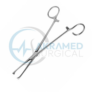 คีมจับ Clover Tonsil Pillar Grasping Forceps ทำจากสแตนเลส สำหรับศัลยกรรมตกแต่ง ใช้ซ้ำได้ ได้รับการรับรองมาตรฐาน CE แบบใช้มือ ขนาด 20 ซม. สำหรับการผ่าตัด - Product Image 6