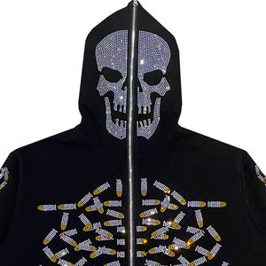 Sweat-shirts pour hommes de haute qualité avec strass, fabrication de qualité supérieure, prix de gros abordable, design tendance, nouvelle arrivée, meilleurs sweats-shirts pour hommes avec strass - Product Image 2