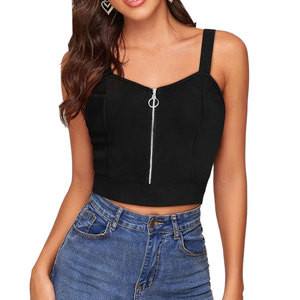 Camisetas Cortas de Mujer de Primera Calidad Más Vendidas en Línea, Camisetas Cortas de Color Sólido - Product Image 1