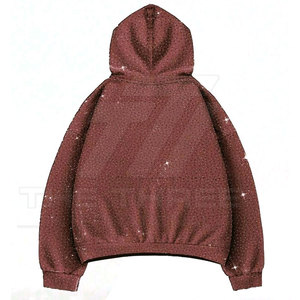 Sudadera con Capucha para Hombre, Diseño Inspirado en Diseñadores, Adornada con Cristales, Estilo Urbano, Cómoda, con Manga Larga - Product Image 2