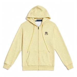 Sudadera con Capucha para Hombre, Estilo Deportivo, Transpirable, 100% Algodón Tejido, 340 GSM, Invierno, Último Modelo, Color Sólido, Personalizable - Product Image 1