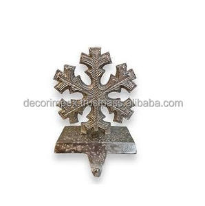 Snowflake <b>Stocking</b> <b>Hanger</b> Holder, Oil-Rubbed Bronze festive snowflake <b>stocking</b> holders - Product Image 1