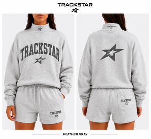 Ensemble de sweat-shirts à col montant pour femme, sweat-shirt imprimé, sweat-shirt oversize, sweat-shirt en molleton épais, impression personnalisée, assorti - Product Image 6